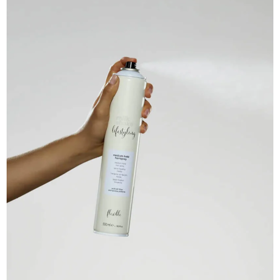 Лак для волосся середньої фіксації Hairspray Lifestyling Milk Shake 500 мл 